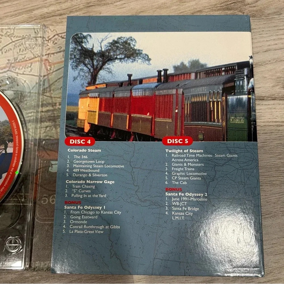 Railway Journeys: The Vanishing Age of Steam DVD 5-Disc Set 2005 Train History - Picture 9 of 11